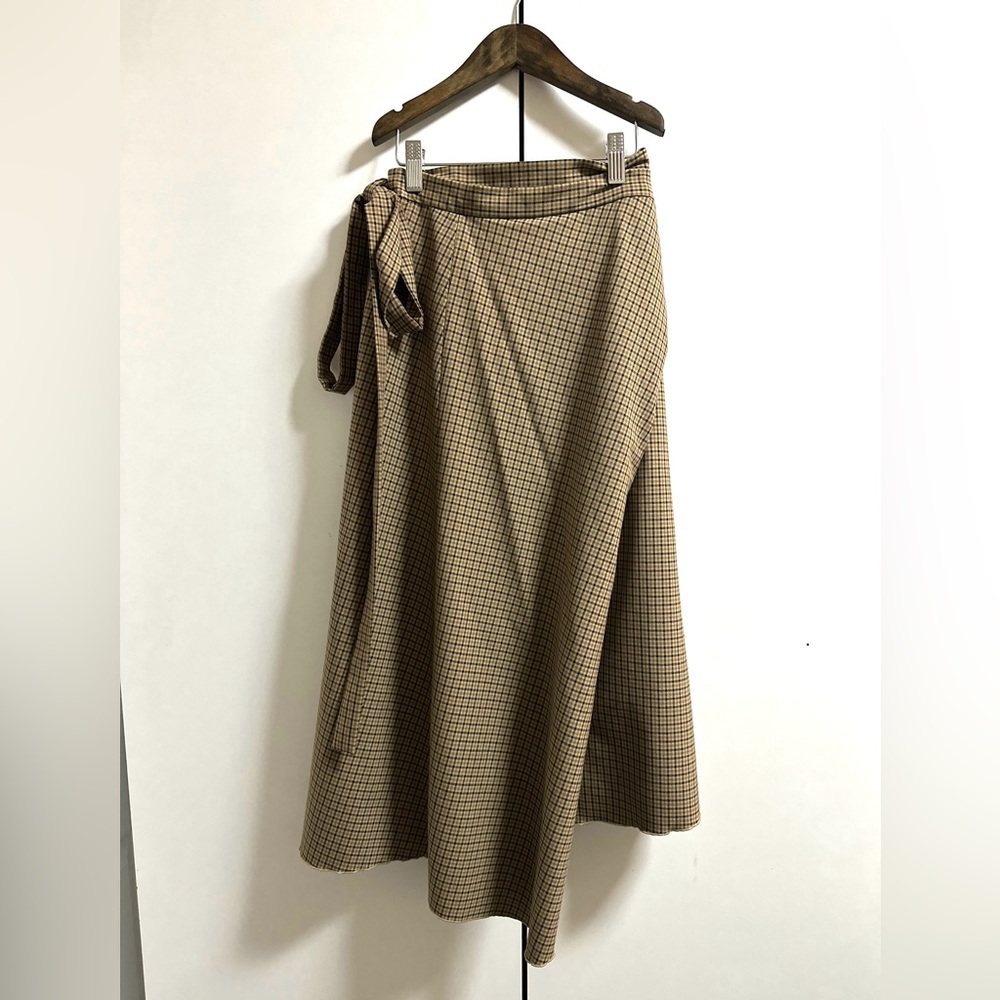 Wilfred Belle A-line Wrap Midi Skirt size Small